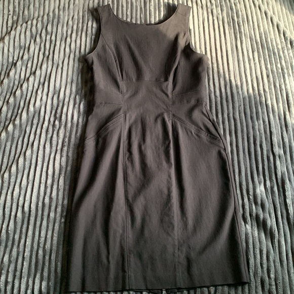 Bebe Suit with Dress and Blazer in Black. Size 10. - Picture 2 of 9